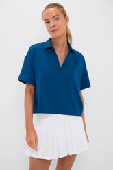 Poseidon Cropped Performance Jersey Caroline Polo